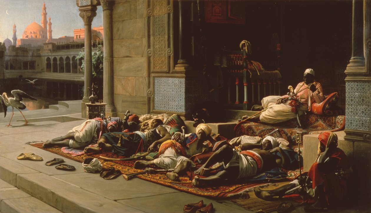 A Hárem kapuja, Kairó szuvenírje alkotó: Jean Jules Antoine Lecomte du Nouy