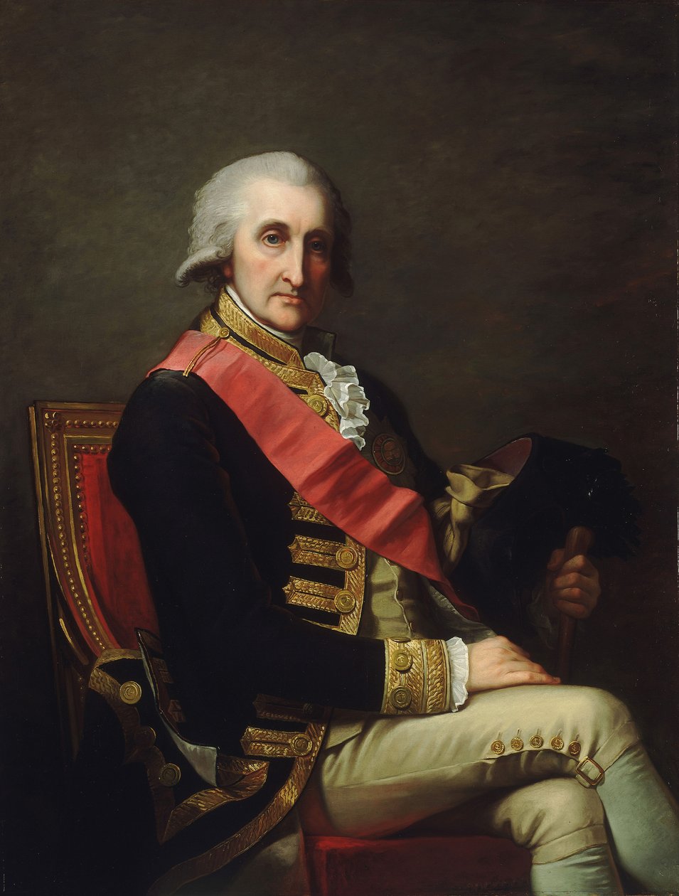 Lord George Brydges Rodney admirális alkotó: Jean Laurent Mosnier