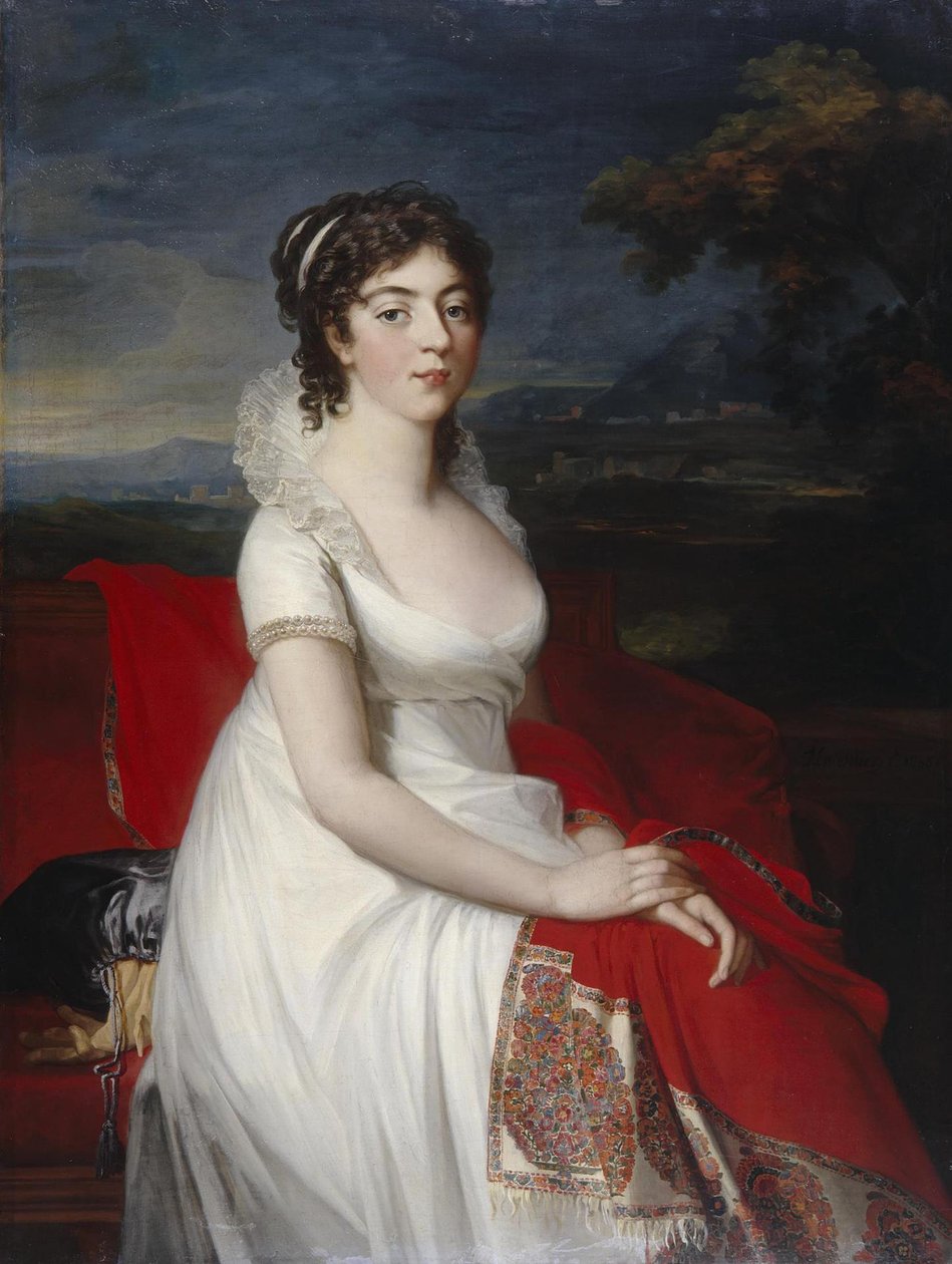 Obolenszkaja grófnő portréja, 1806 alkotó: Jean Laurent Mosnier