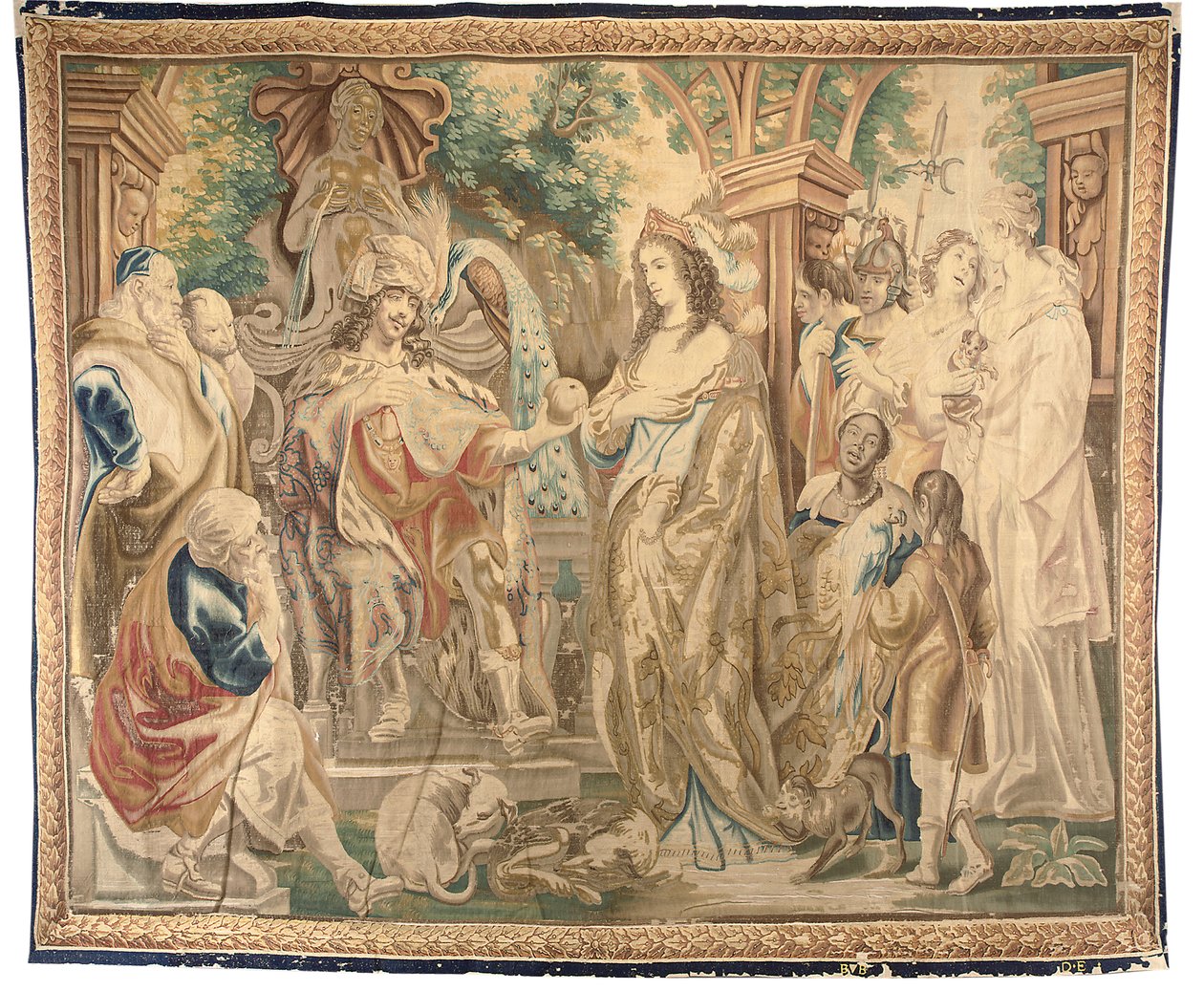 Brüsszeli kárpit egy hatos készletből, 1650 körül (gyapjú és selyem) alkotó: Jean Le and Eggermans Daniel II Clerc