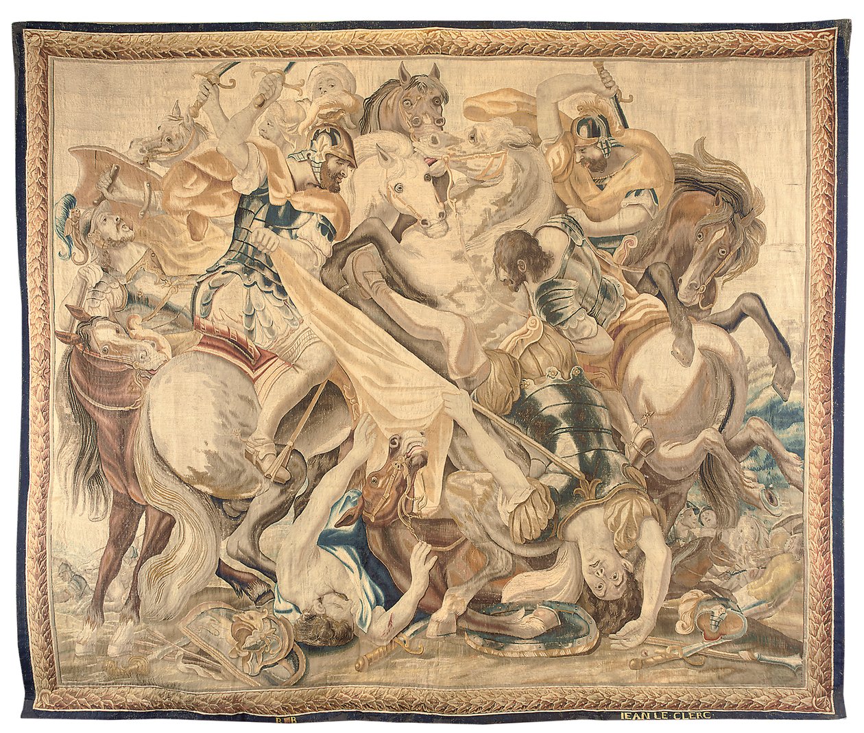 Brüsszeli kárpit egy hatos készletből, 1650 körül (gyapjú és selyem) alkotó: Jean Le and Eggermans Daniel II Clerc