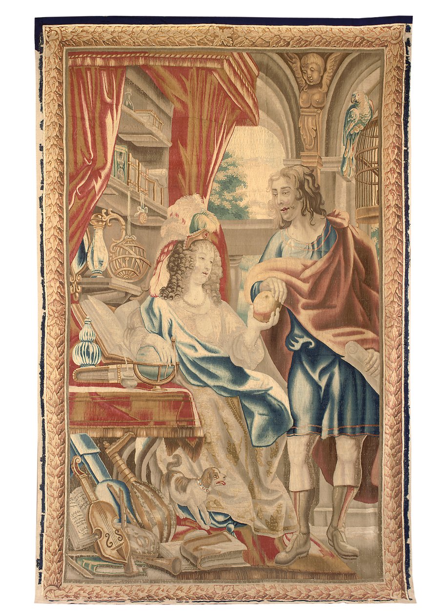 Brüsszeli kárpit egy hatos készletből, 1650 körül (gyapjú és selyem) alkotó: Jean Le and Eggermans Daniel II Clerc