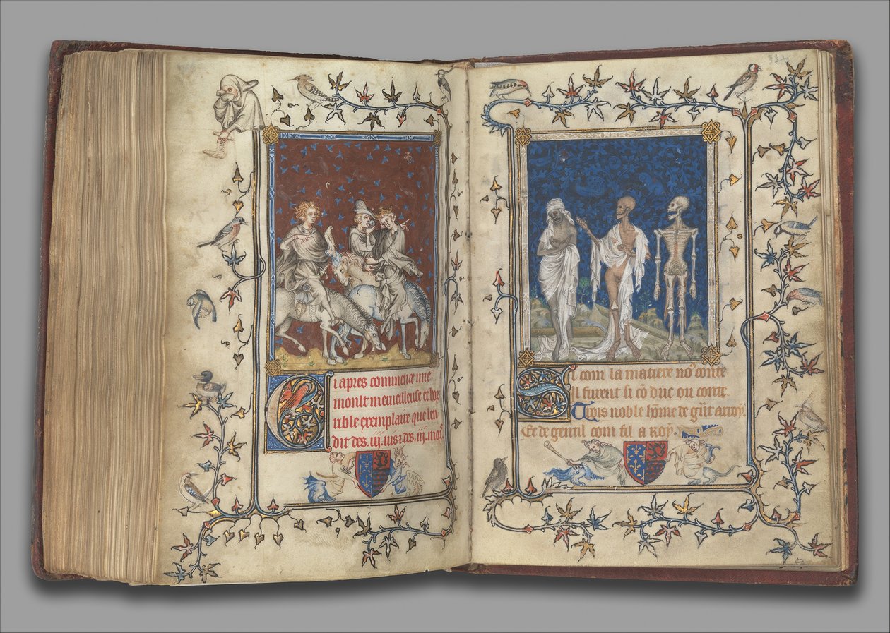Luxemburgi Bonne, Normandia hercegnő imakönyve 1349 előtt. alkotó: Jean Le Noir