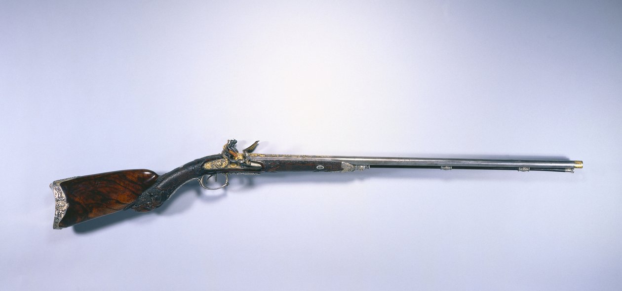 I. Bonaparte Napóleon kétcsövű Flintlock sportpisztolya alkotó: Jean Le Page