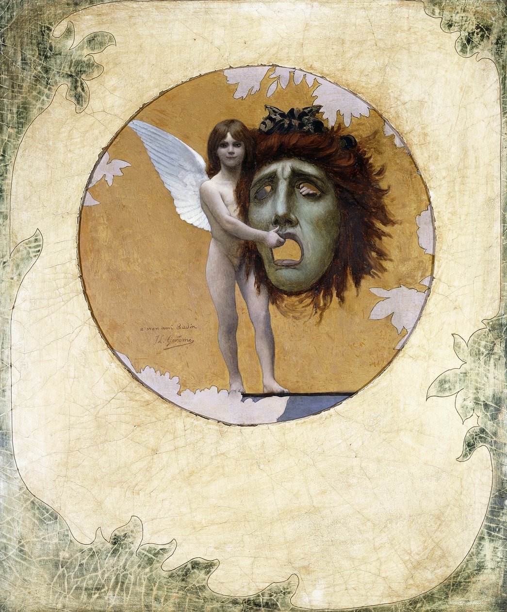Puttó maszkkal alkotó: Jean Leon Gerome