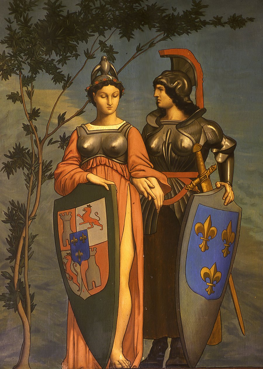 Az 1659-ben Franciaország és Spanyolország között létrejött Pireneusi béke allegóriája (olaj, vászon) alkotó: Jean Leon Gerome