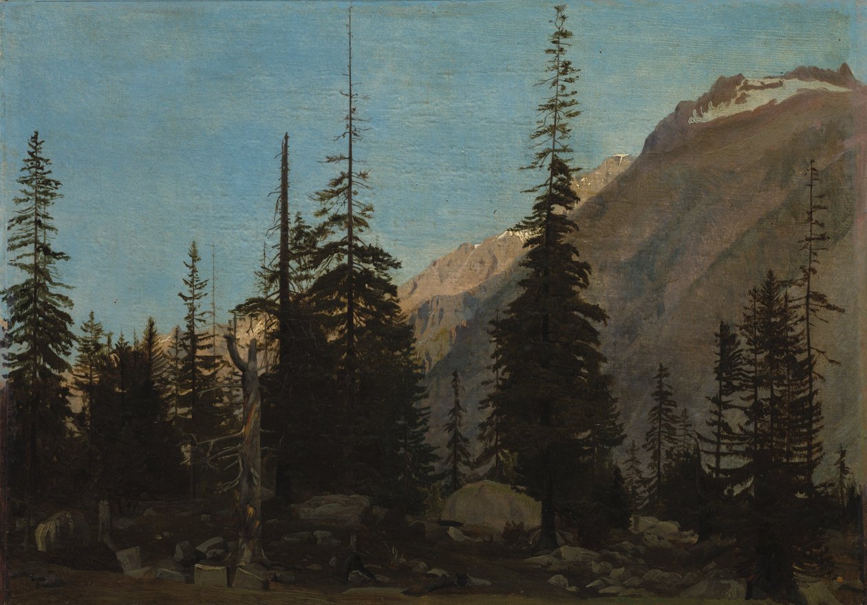 Alpesi táj: Handegg, Svájc alkotó: Jean Leon Gerome