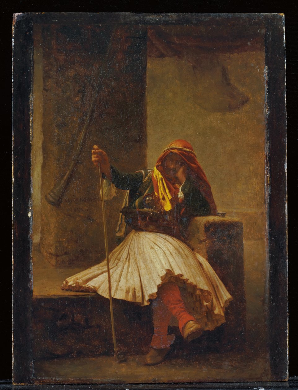 Arnaute buvant, 1896 alkotó: Jean Leon Gerome