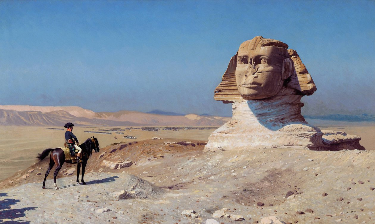 Bonaparte a Szfinx előtt alkotó: Jean Leon Gerome