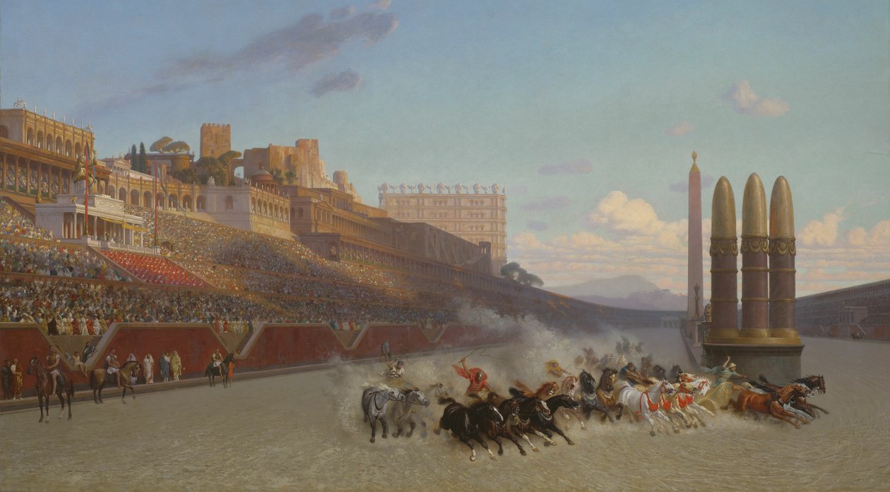 Szekérverseny alkotó: Jean Leon Gerome