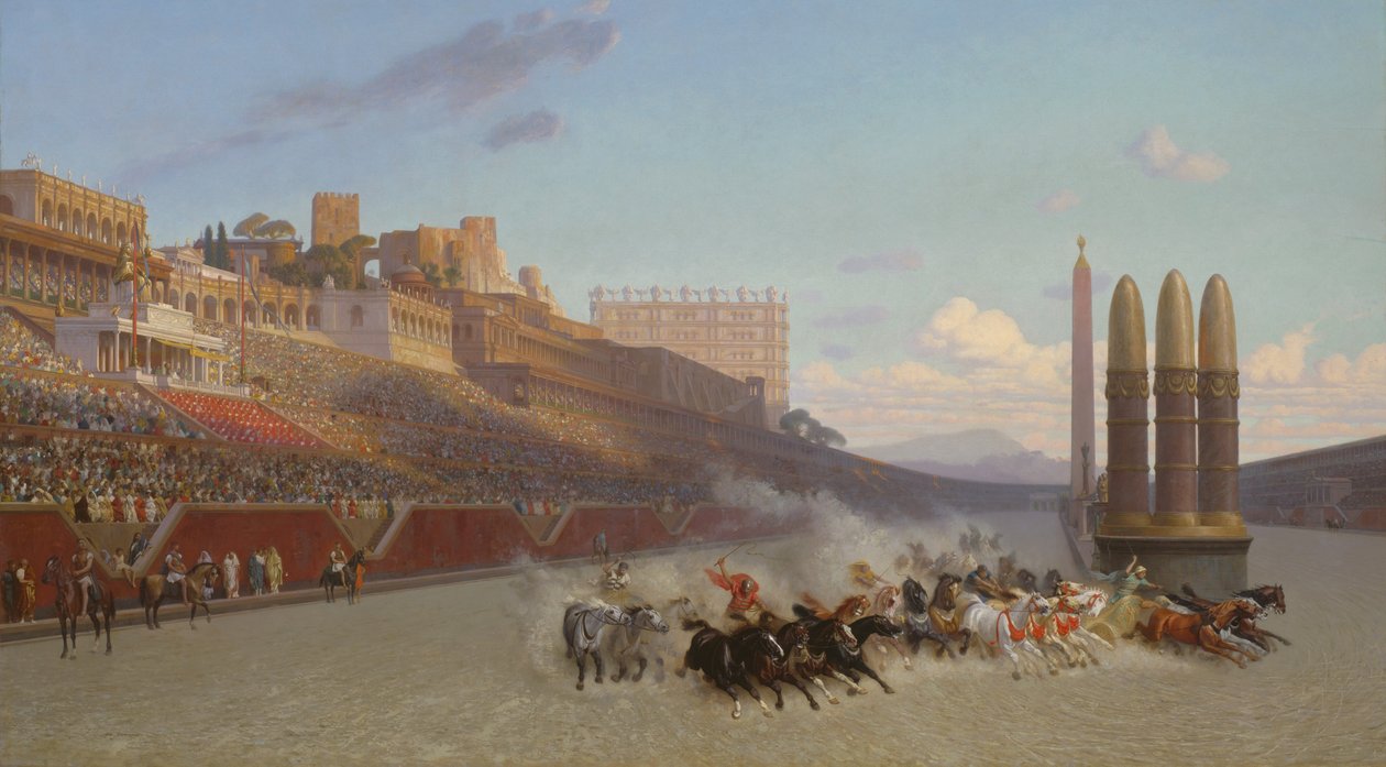 Szekérverseny, 1876 alkotó: Jean Leon Gerome