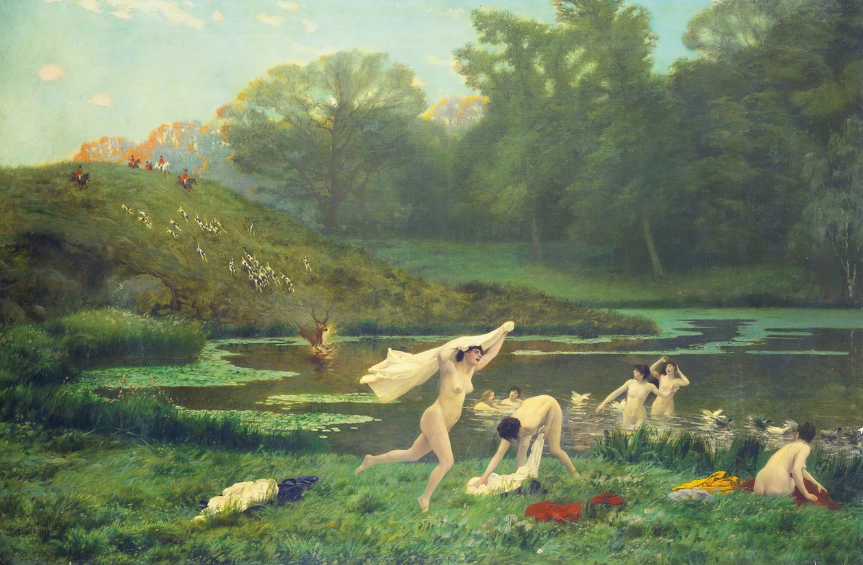 Diana és Actaeon alkotó: Jean Leon Gerome