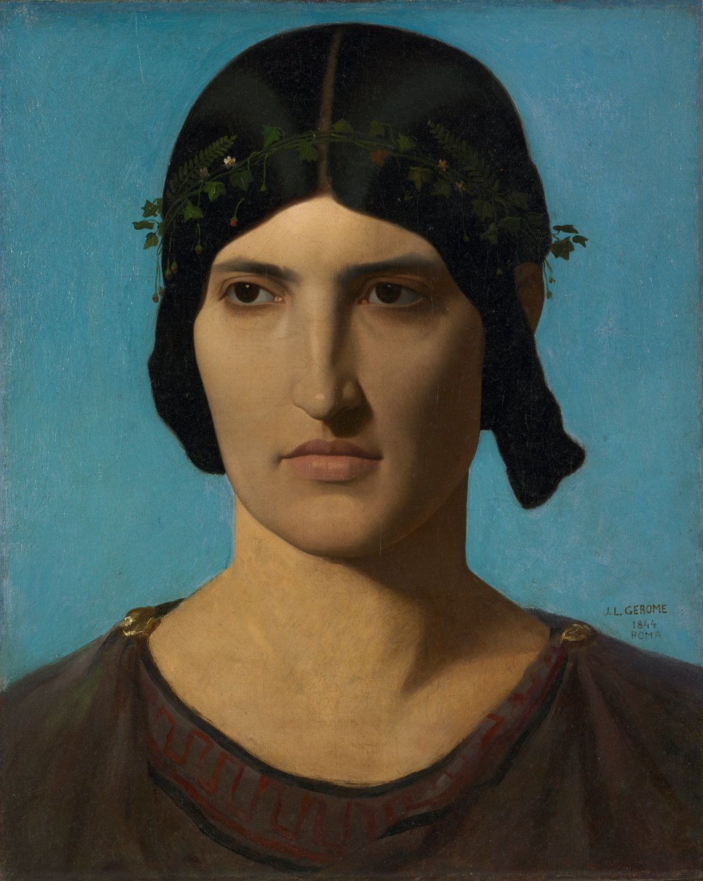 Egy olasz nő feje, 1847-1860. alkotó: Jean Leon Gerome
