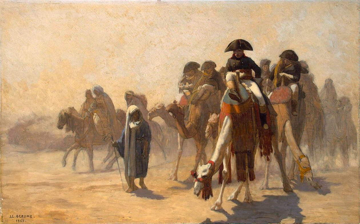 Napóleon Egyiptomban, 1863. alkotó: Jean Leon Gerome