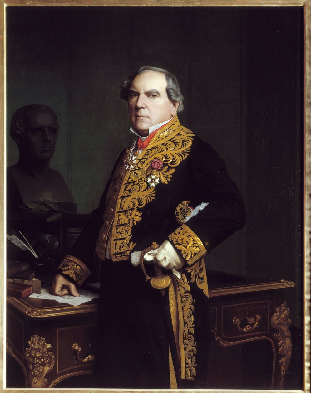 Amedee Thierry (1797-1873) francia újságíró és történész portréja. Jean Leon Gerome (1824-1904) festménye alkotó: Jean Leon Gerome