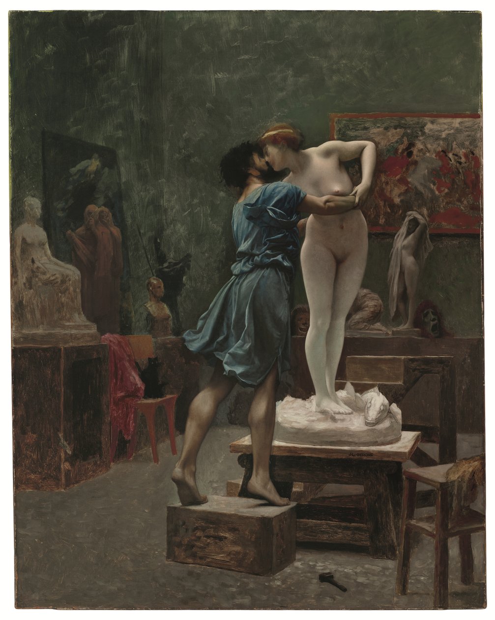 Pygmalion és Galatea alkotó: Jean Leon Gerome