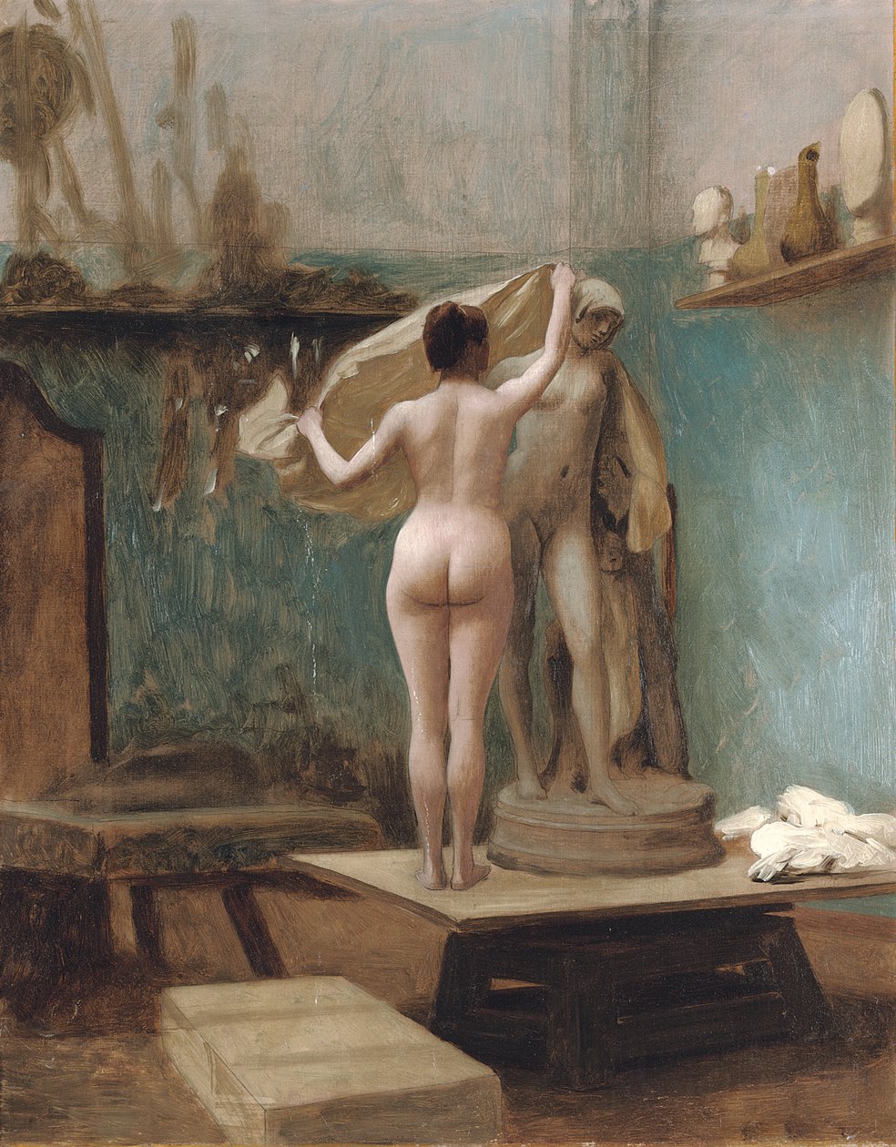 Az ülés vége, 1896 körül alkotó: Jean Leon Gerome