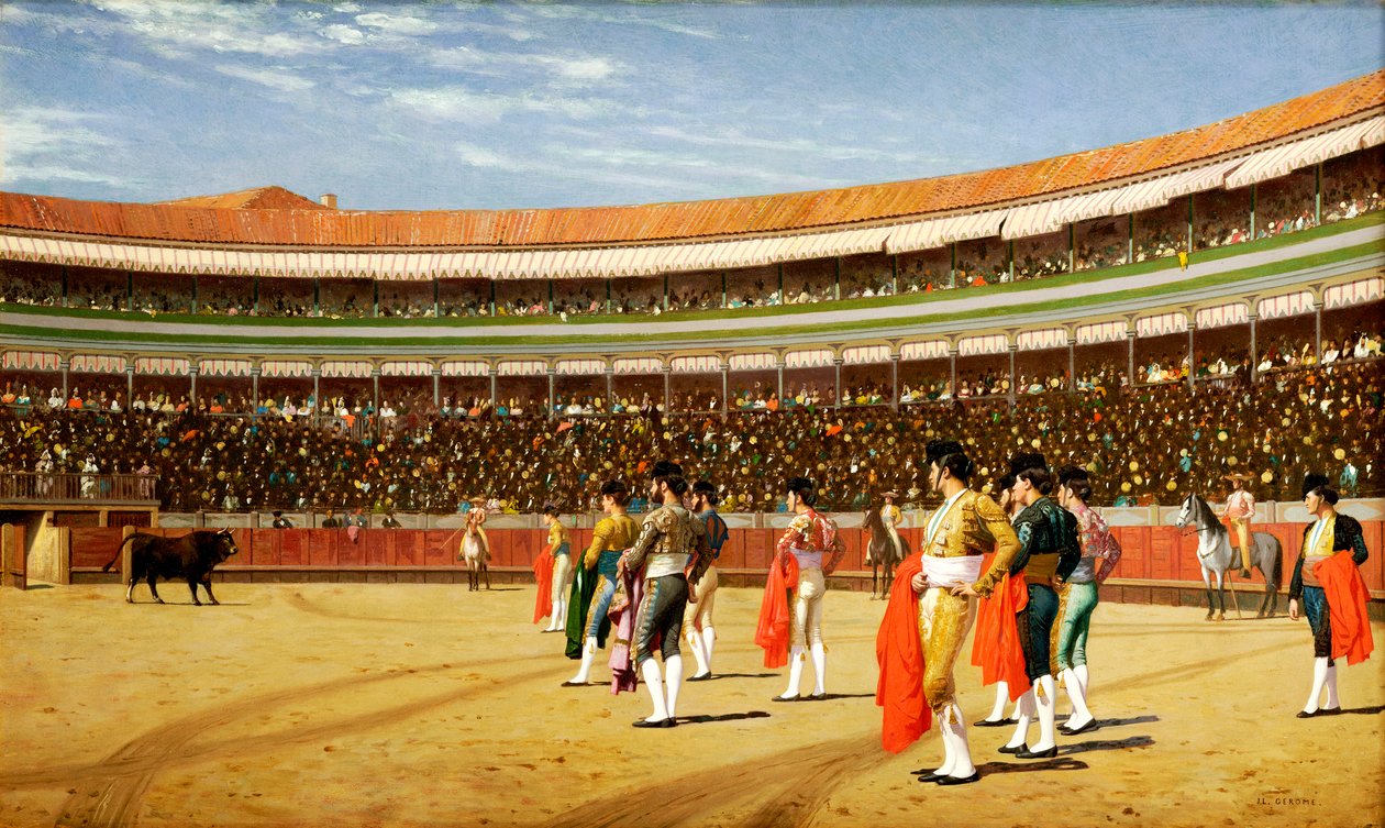 A Bika belépése alkotó: Jean Leon Gerome