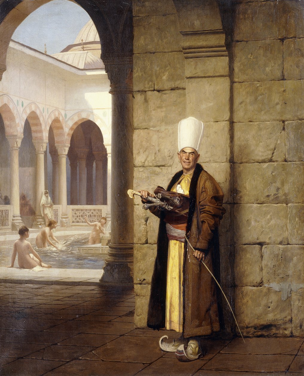 A nagy fehér eunuch, alkotó: Jean Leon Gerome