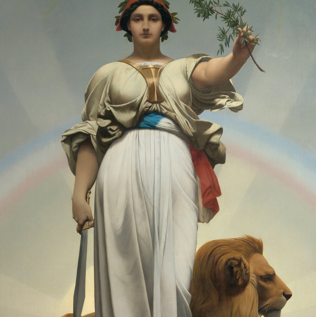 Gerome Jean Leon (1824 - 1904) A Köztársaság (allegória - 1848); Lilas városháza alkotó: Jean Leon Gerome