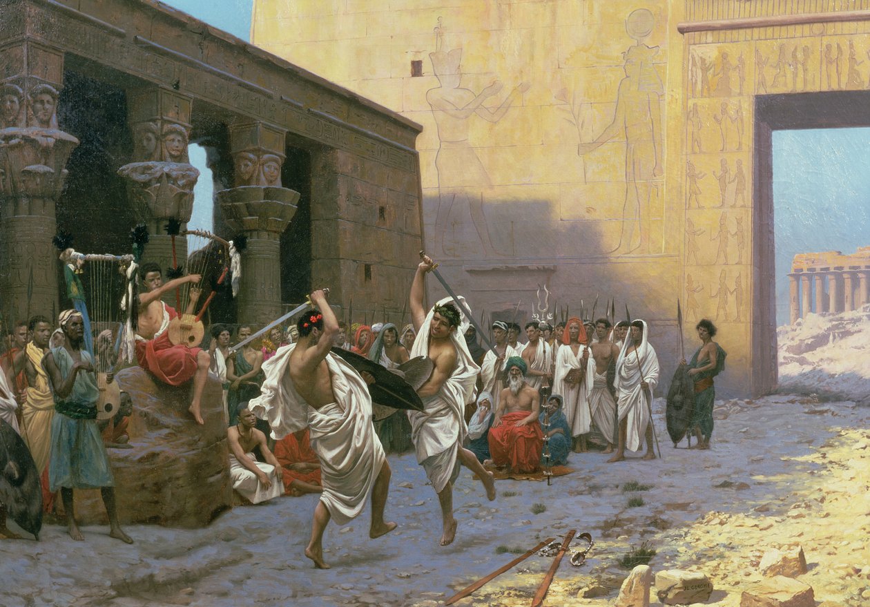 A kardtánc (La Phyrique) alkotó: Jean Leon Gerome