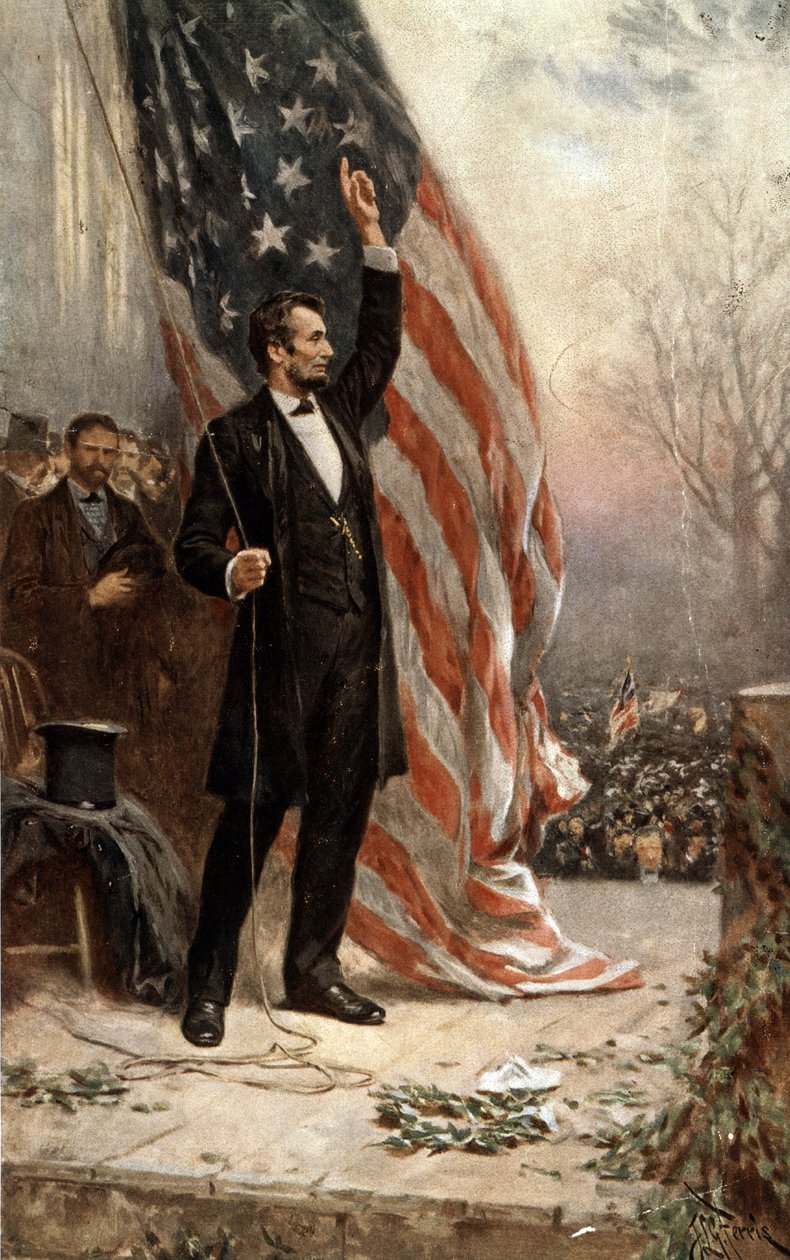 Abraham Lincoln elnök alkotó: Jean Leon Gerome Ferris