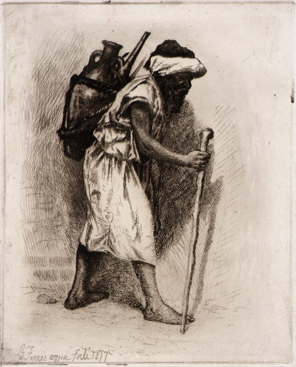 Vízhordó alkotó: Jean Leon Gerome Ferris