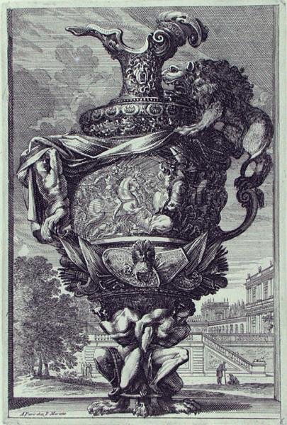 Kerti szobor, megjelent 1670 körül (metszet) (lásd még: 172935) alkotó: Jean Lepautre
