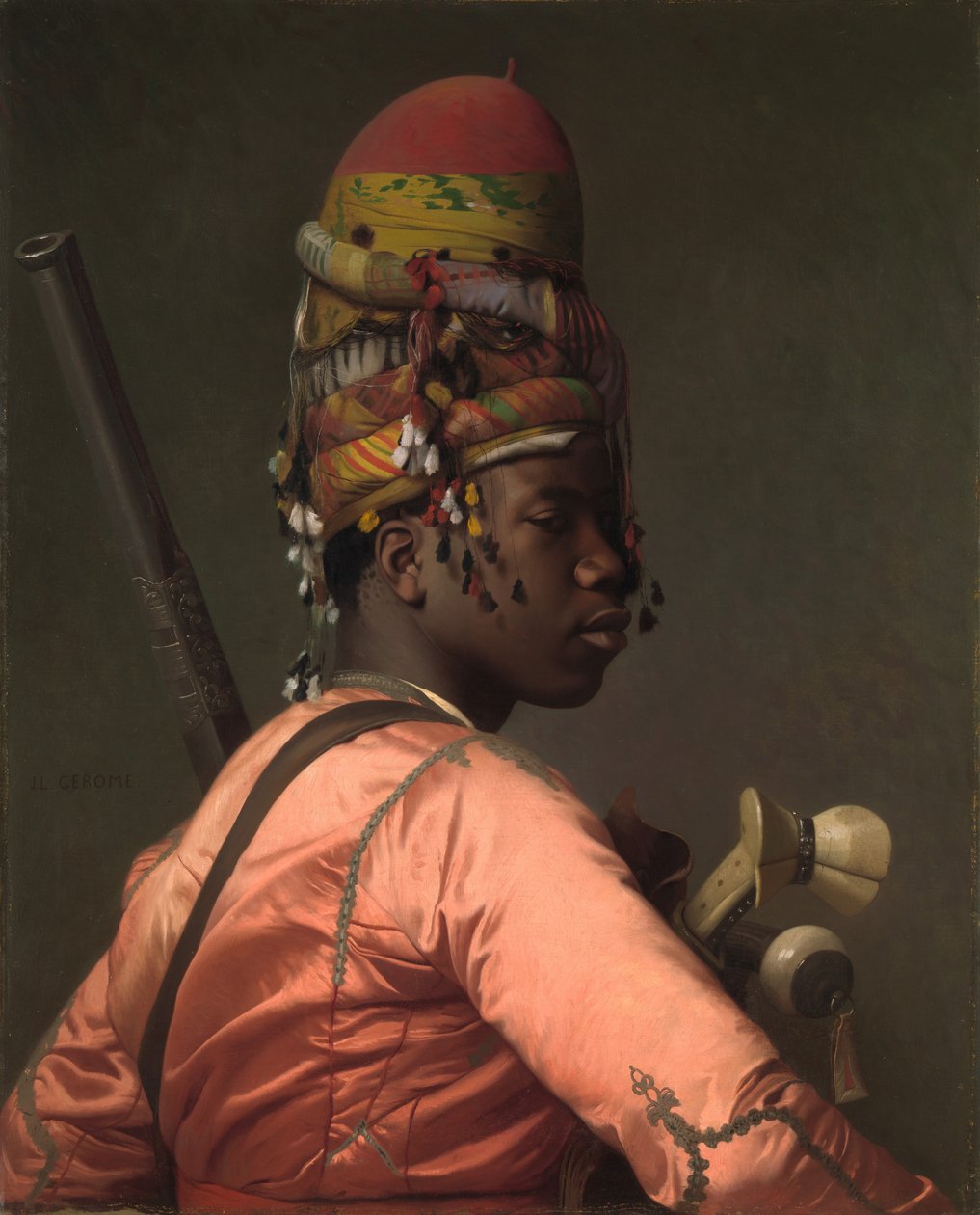 Fekete Bashi-Bazouk alkotó: Jean Leon Gerome