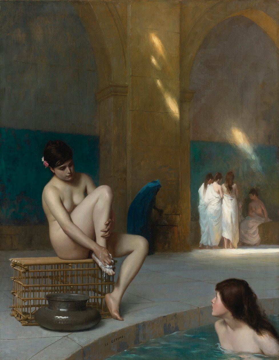 Franciául:  Femme nue meztelen nő alkotó: Jean Leon Gerome