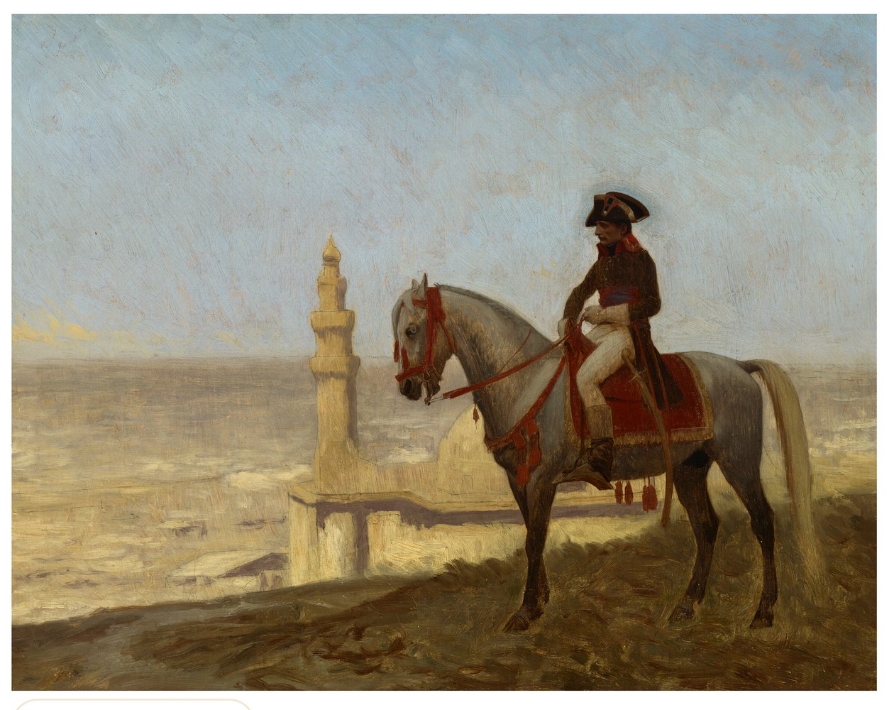 Bonaparte tábornok Kairóban, vázlat alkotó: Jean Leon Gerome