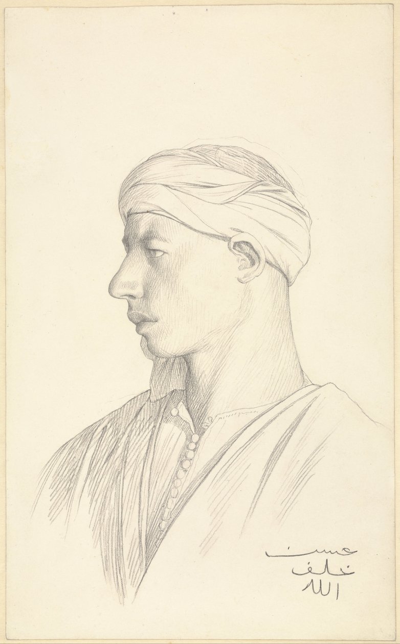 Egy egyiptomi fellah portréja alkotó: Jean Leon Gerome