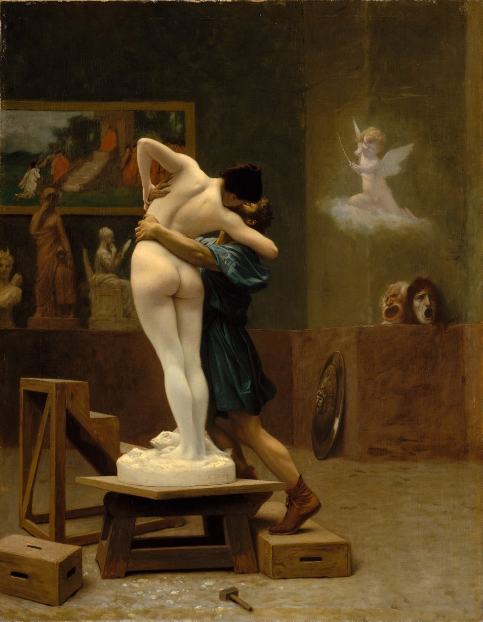 Pygmalion és Galatea alkotó: Jean Leon Gerome