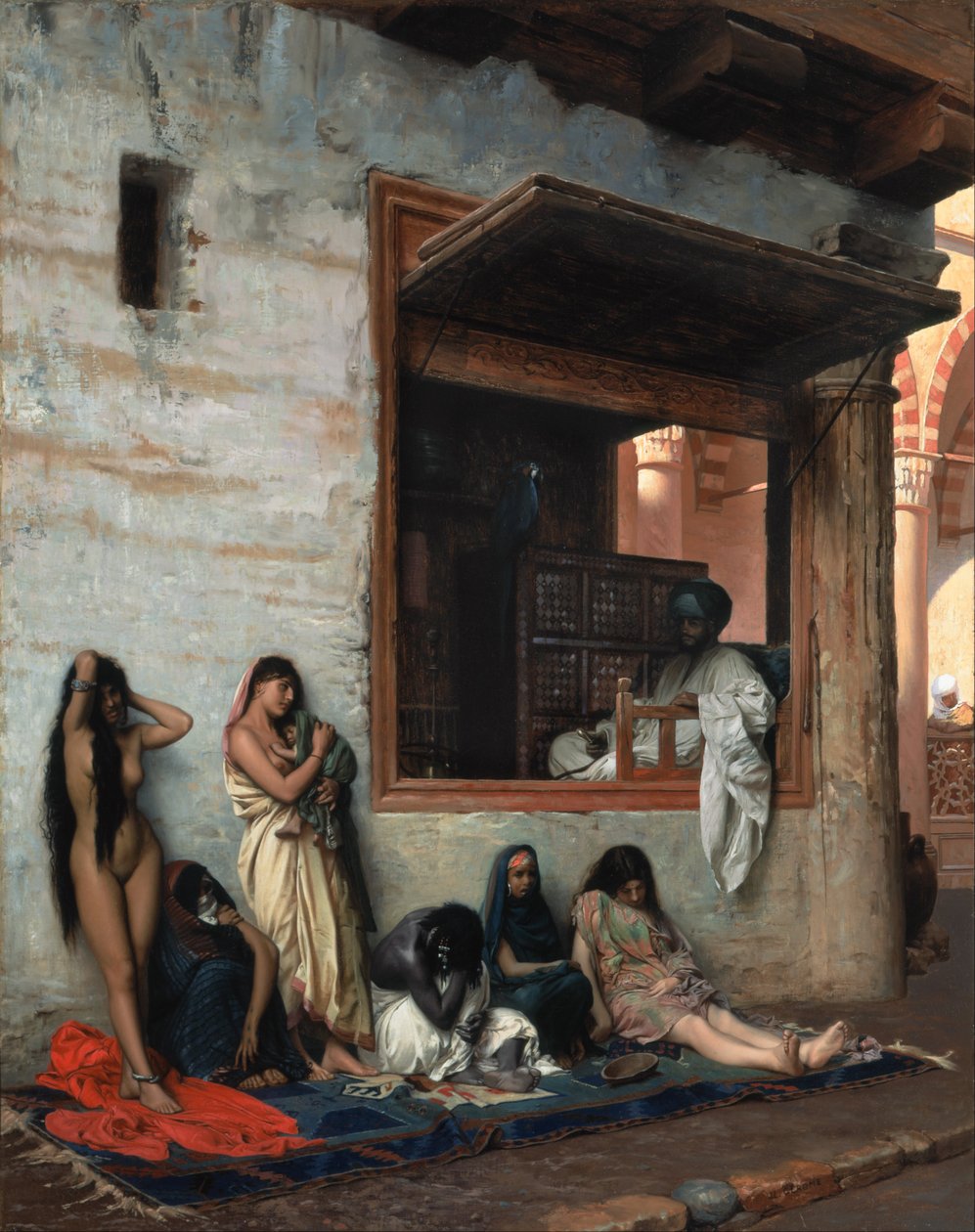 A rabszolgapiac alkotó: Jean Leon Gerome