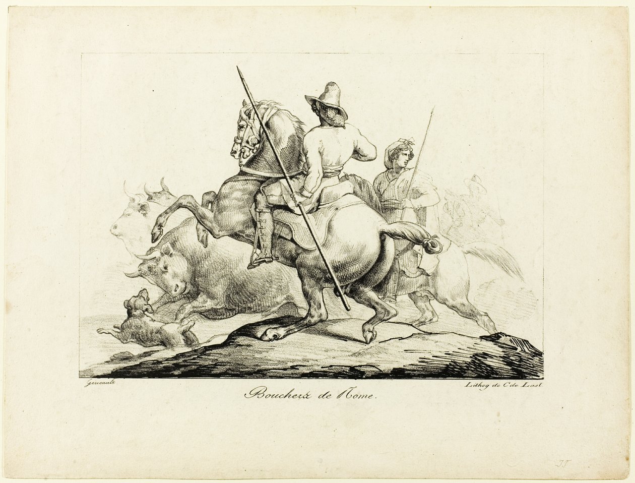 Róma hentesei alkotó: Jean Louis André Théodore Géricault