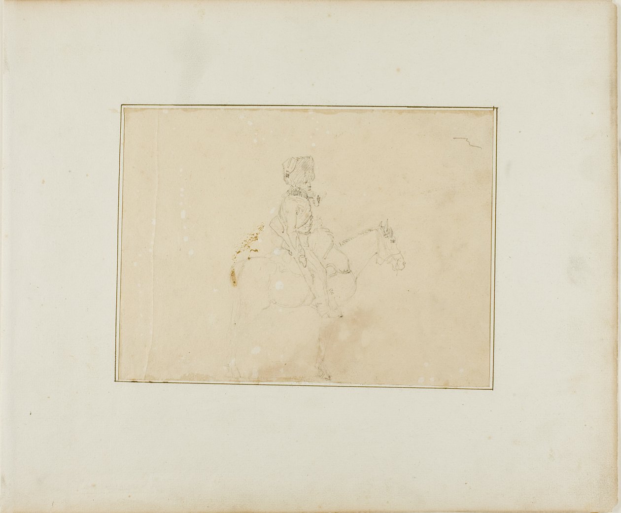 Lovas vadász alkotó: Jean Louis André Théodore Géricault