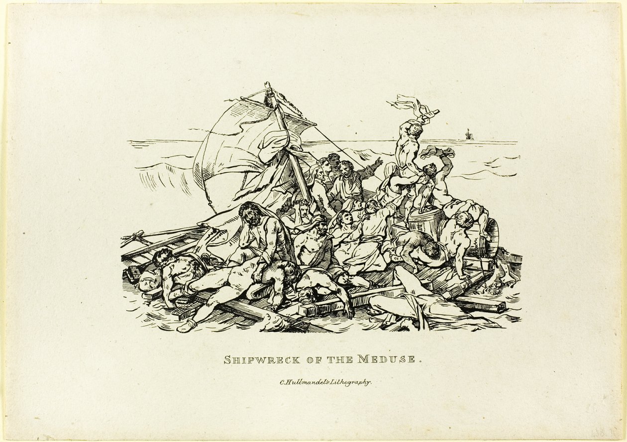 A Medúza hajótörése alkotó: Jean Louis André Théodore Géricault