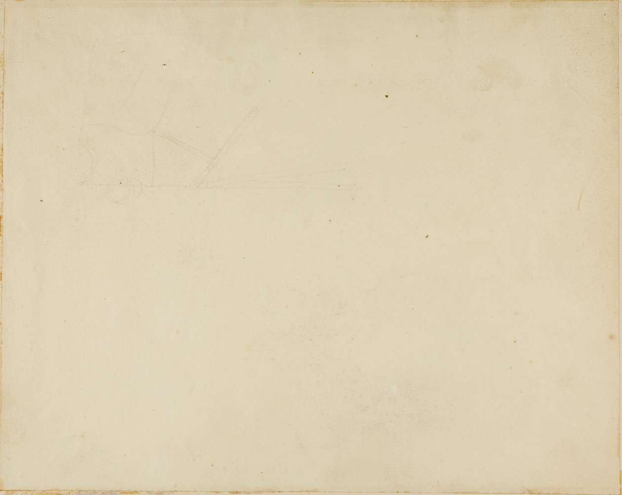 Mezőgazdasági eszköz vázlata alkotó: Jean Louis André Théodore Géricault