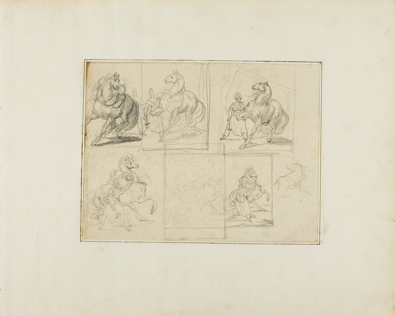 Tanulmányok alkotó: Jean Louis André Théodore Géricault