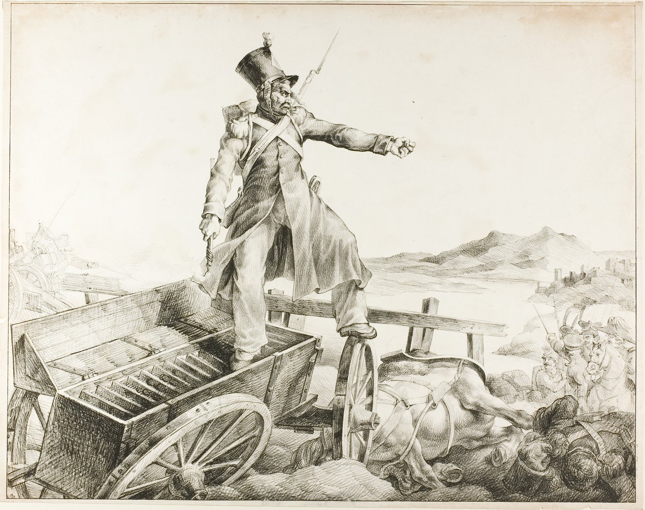 A tüzérségi káosz alkotó: Jean Louis André Théodore Géricault