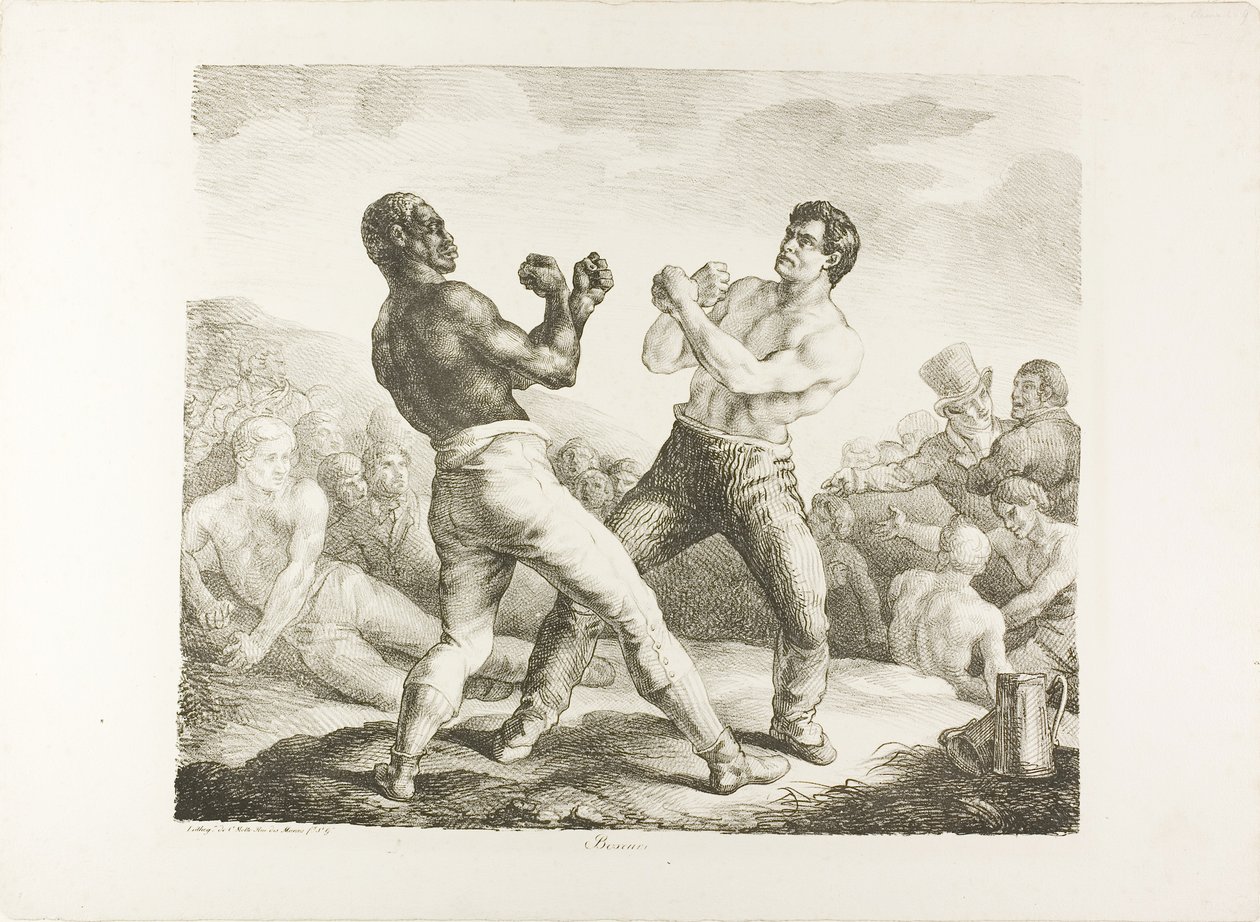 A bokszolók alkotó: Jean Louis André Théodore Géricault