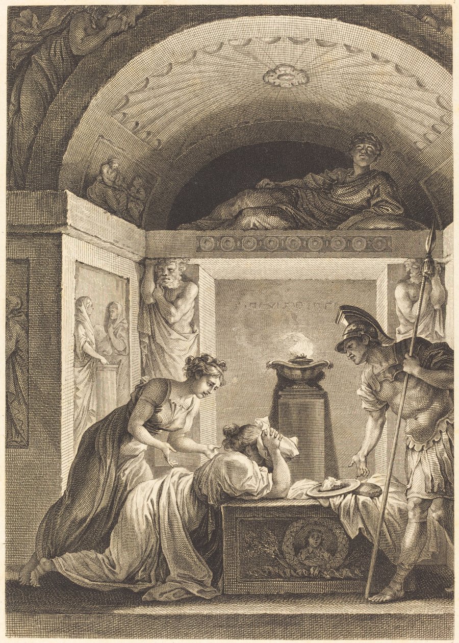 Az efezusi matróna alkotó: Jean Louis Delignon and Antoine Jean Duclos after Jean Honoré Fragonard