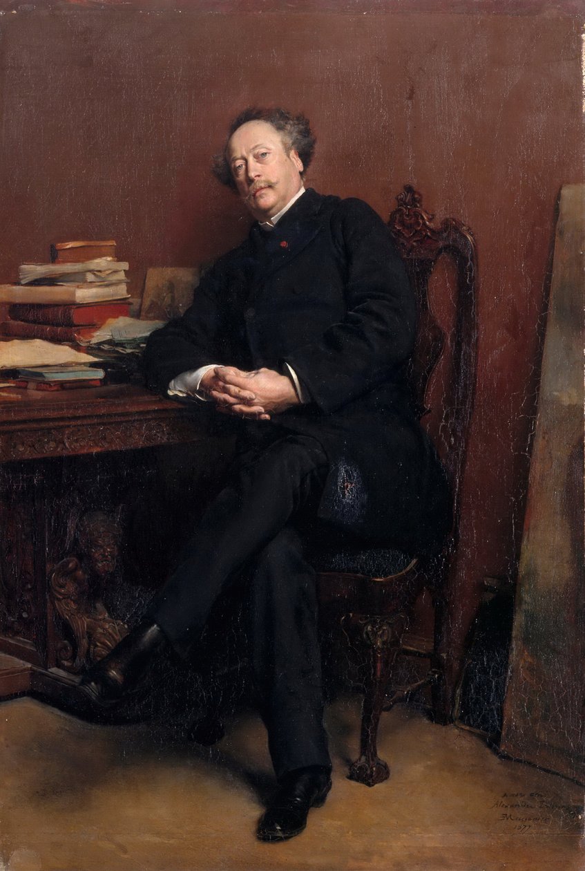 Alexandre Dumas, fia 1824-1895 alkotó: Jean Louis Ernest Meissonier