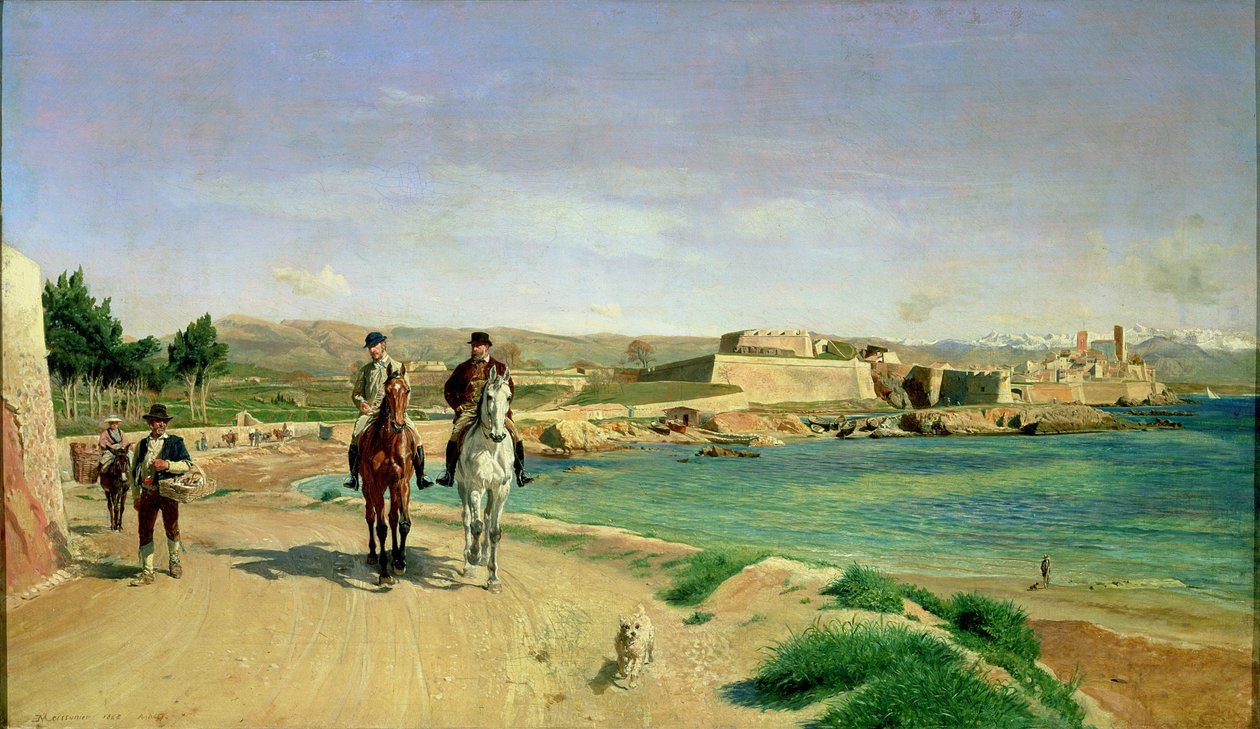 Antibes, a lovaglás, 1868 alkotó: Jean Louis Ernest Meissonier
