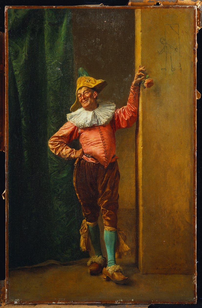 Polichinelle rózsaszínben, 1879 alkotó: Jean Louis Ernest Meissonier