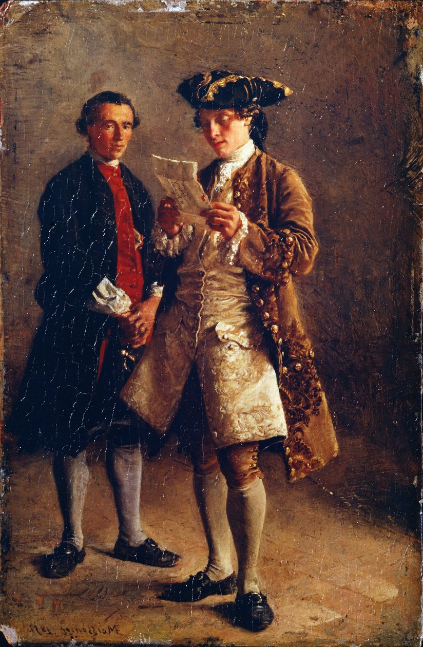 Levelet olvas, 1852 alkotó: Jean Louis Ernest Meissonier