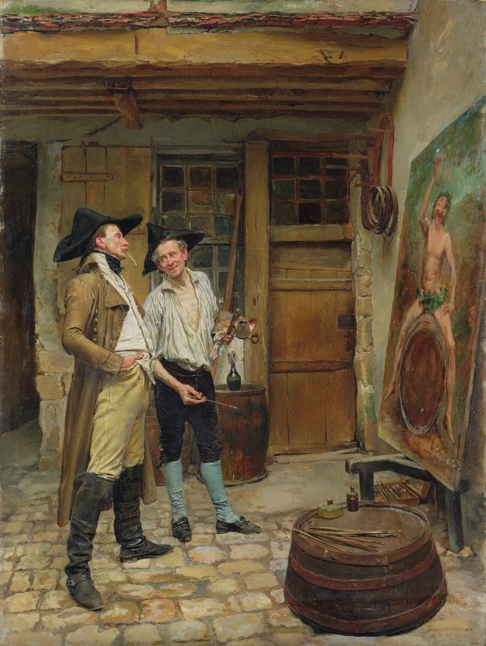 A jelfestő, 1872 alkotó: Jean Louis Ernest Meissonier
