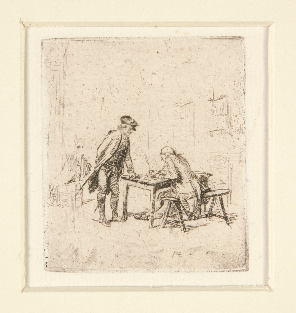 a The Report b Harlequin alkotó: Jean Louis Ernest Meissonier
