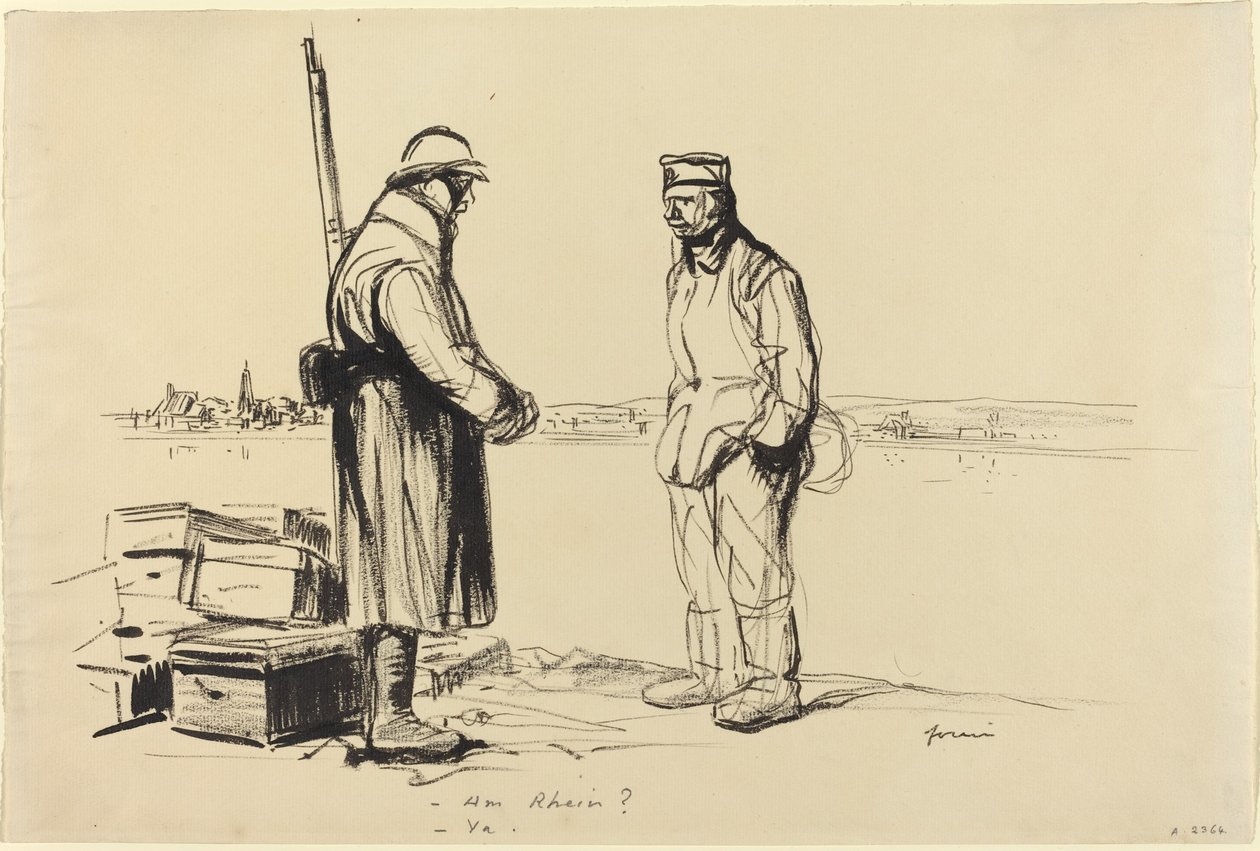 -Rhien vagyok? -Igen. alkotó: Jean Louis Forain