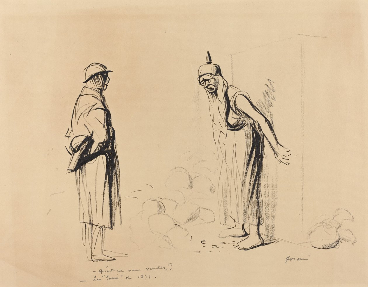 - Mit akarsz - Az 1871-es Lajos c. 19141919. alkotó: Jean Louis Forain
